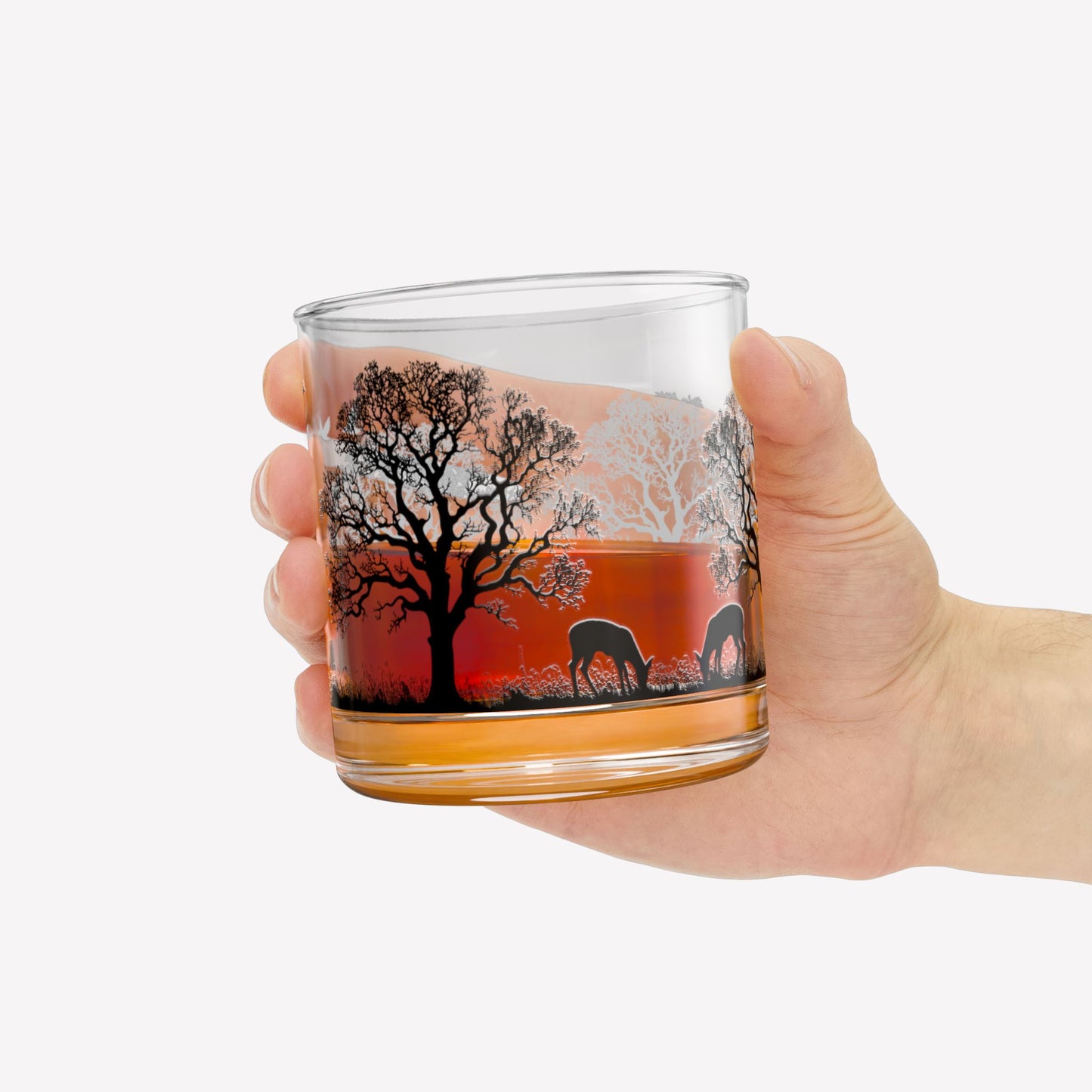 Texas Oaks Whiskey Glass