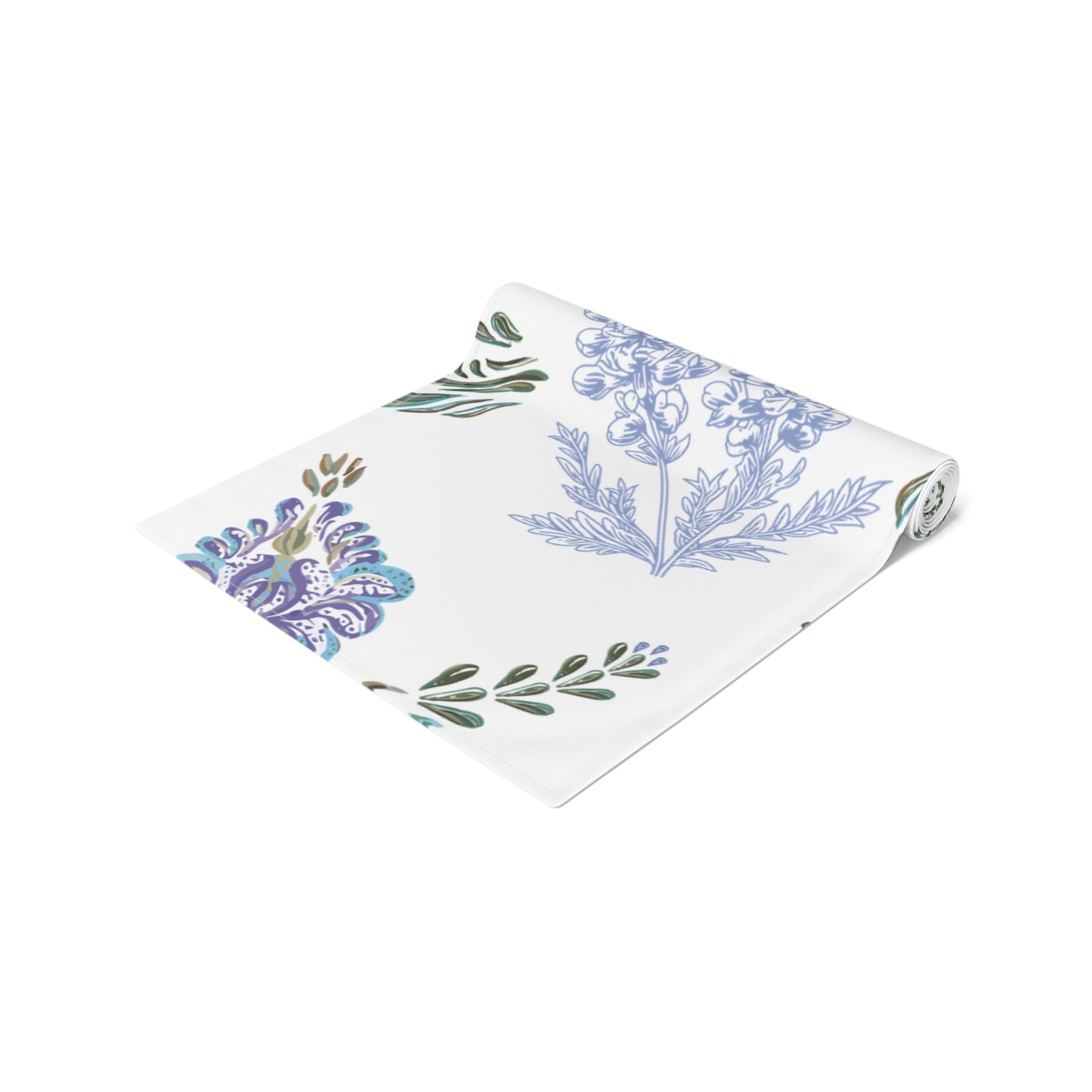 Bluebonnet Floral Table Runner