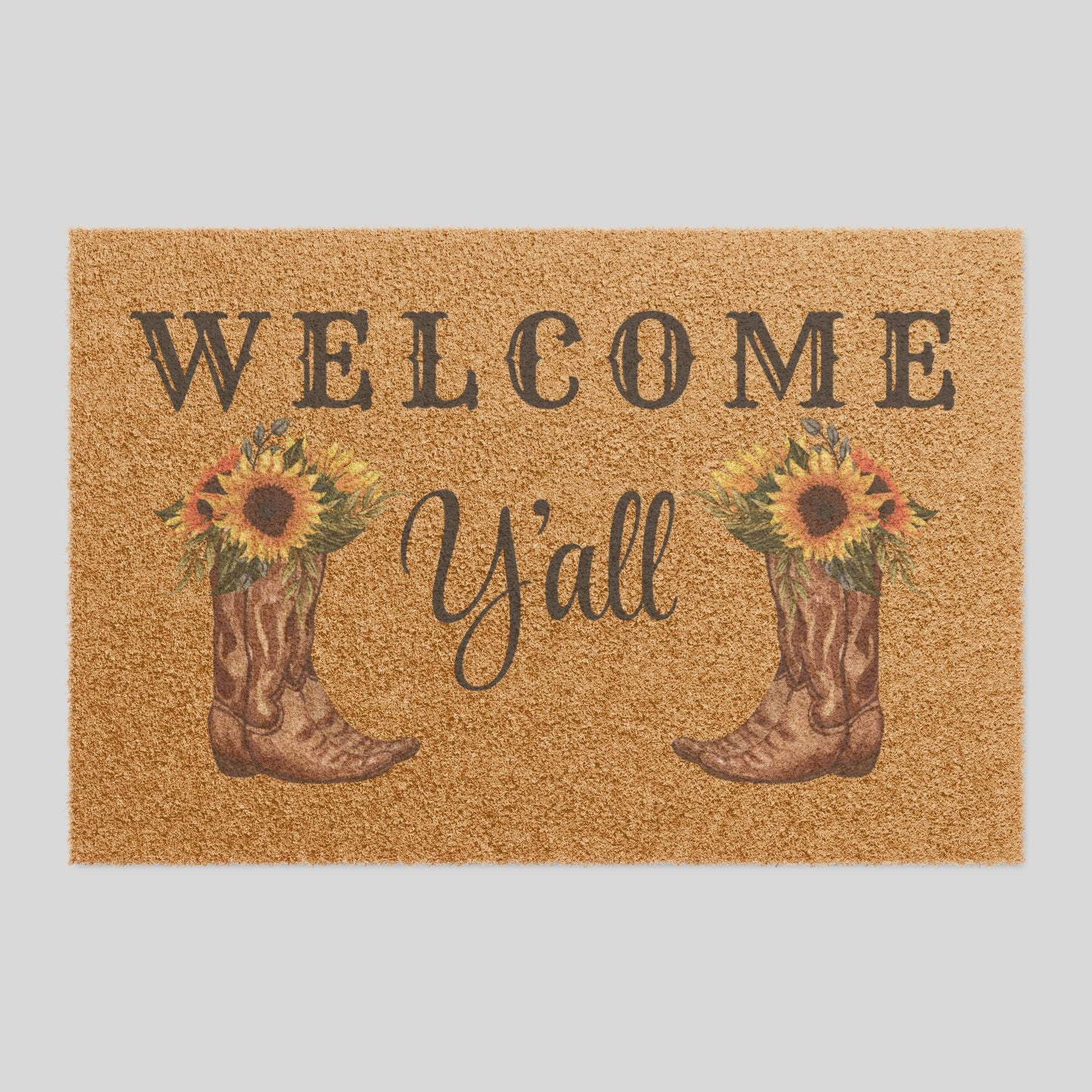 Welcome Y'all Doormat