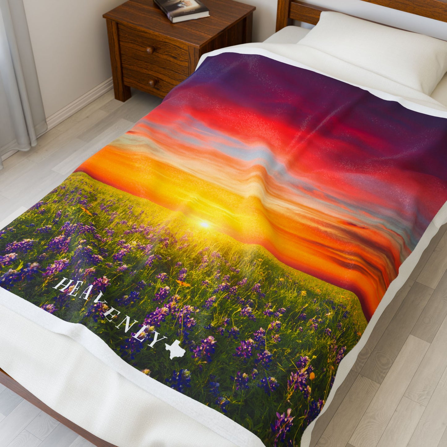 Heavenly Texas Plush Blanket